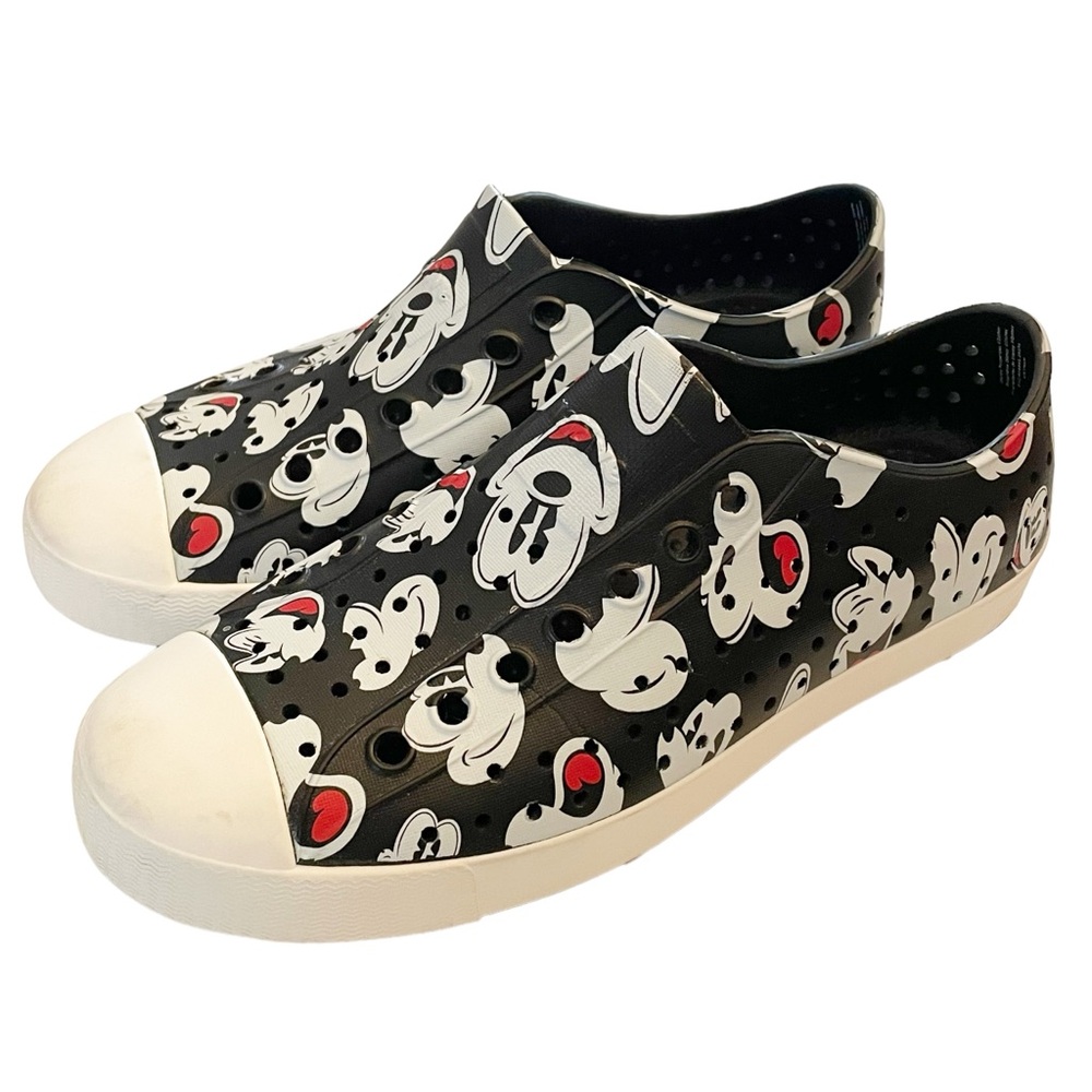 Disney X Native Mickey Mouse Size 8 Slip On‎ Natives Rubber Shoes